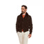 SUEDE HANDMADE CLASSIC BLOUSON JACKET - Rifugio Handmade Leather Jackets Napoli