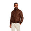 DEERSKIN & BEAVER ICONIC BLOUSON JACKET - Rifugio Handmade Leather Jackets Napoli