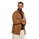 REVER SUEDE HANDMADE ICONIC SAFARI JACKET - Rifugio Handmade Leather Jackets Napoli