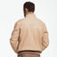 LIGHTWEIGHT SHEARLING HARRINGTON JACKET - Rifugio Handmade Leather Jackets Napoli