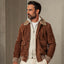 SUEDE HANDMADE CLASSIC BLOUSON JACKET