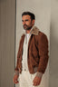 SUEDE HANDMADE CLASSIC BLOUSON JACKET