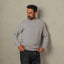 CASHMERE ENGLISH RIB KNIT SWEATER ASPEN