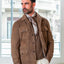 SUEDE HANDAMDE ICONIC SAFARI JACKET - Rifugio Handmade Leather Jackets Napoli